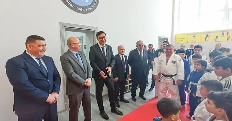 Qaxda yeni cüdo zalının açılışı olub