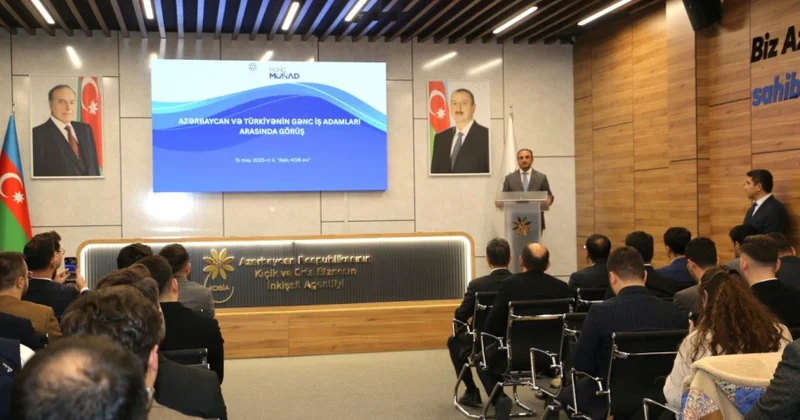 Azərbaycan və Türkiyənin gənc iş adamları əməkdaşlıq imkanlarını müzakirə ediblər