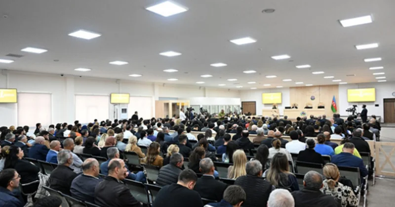 Ermənistan ordusunun cinayətləri ilə bağlı hesabat məhkəmədə nümayiş olundu