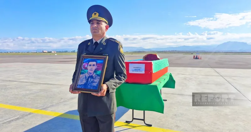 Тело шехида, погибшего 31 год назад, доставлено в Нахчыван ФОТО