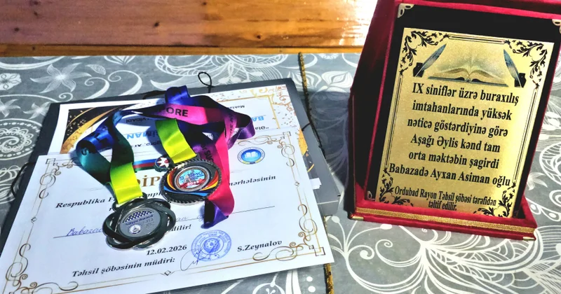 Ordubadlı məzun ölkə birincisi oldu: 300 bala gedən uğur yolu
