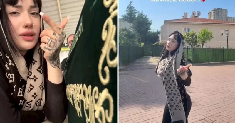Babasının meyiti ilə tiktok çəkdi