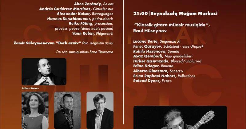 IV Бакинские дни современной музыки программа (ФОТО)