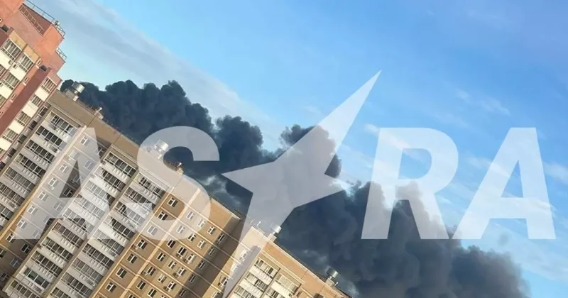 ASTRA: МЧС тушит крупный пожар на производственной площадке в Набережных Челнах ВИДЕО/ФОТО