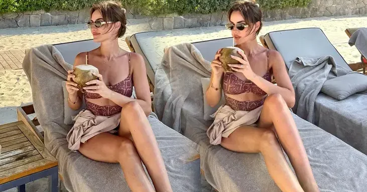 Fahriye Evcendən tətil paylaşımı