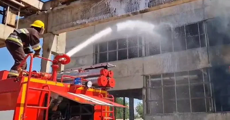 Yаnğın söndürüldü, insаnlаr xilаs edildi Şərurda təlim