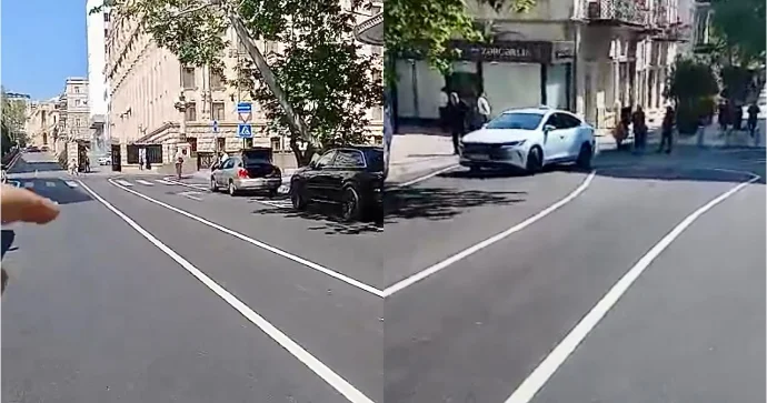 Sürücülərdə narazılıq yaradan qoşa xətlə bağlı AYNA dan açıqlama VİDEO