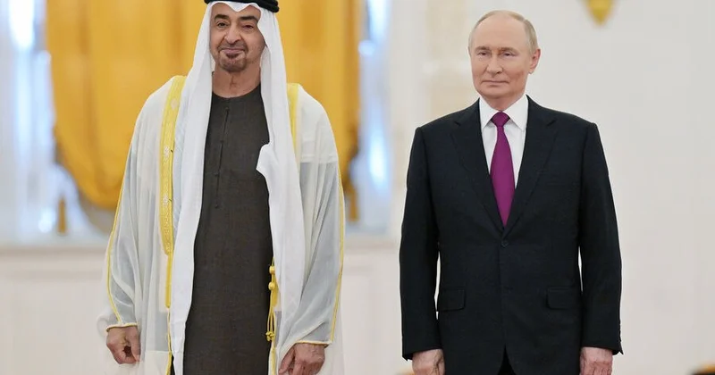 Putin BƏƏ prezidentinə təşəkkür etdi Ukraynaya görə...