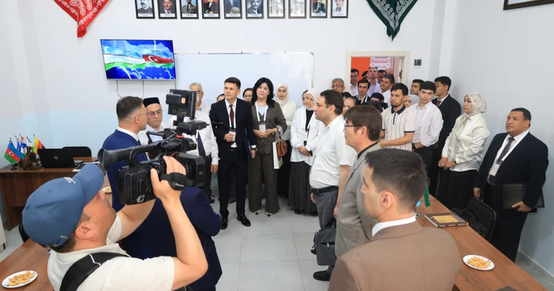 В Ташкентском университете Oriental открылась аудитория имени Хагани Ширвани