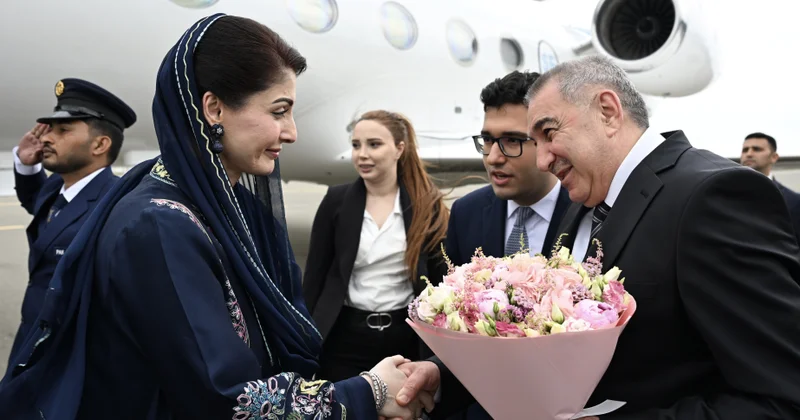 Məryəm Nəvaz Şərif Bakıya gəldi