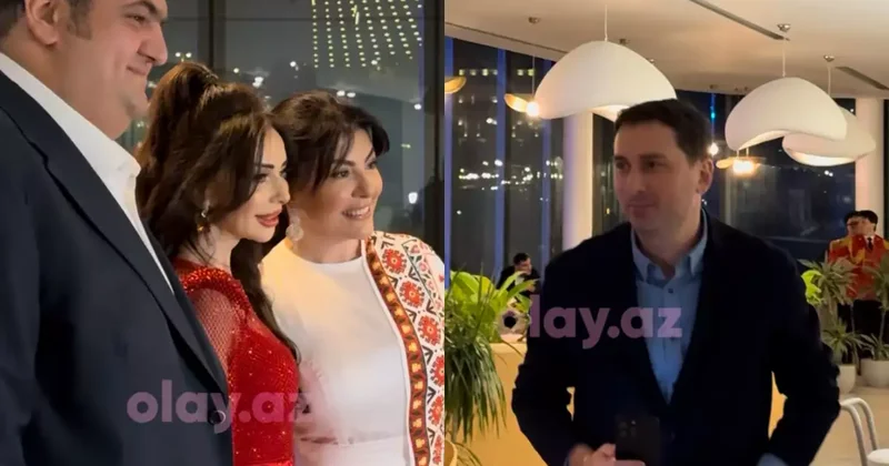 Tədbirdə həyat yoldaşı ilə…