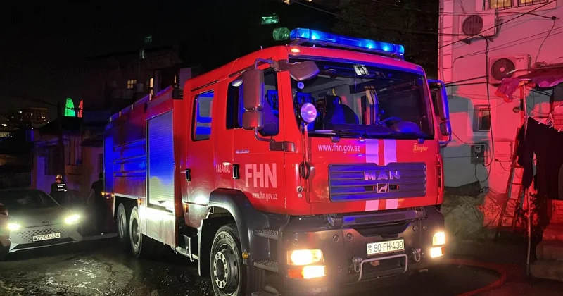 В одном из районов Азербайджана загорелся мотель
