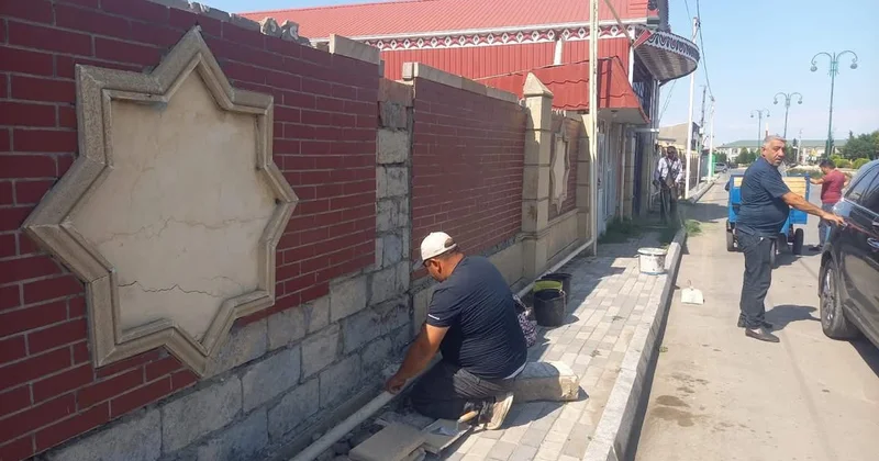 Goranboyda abadlıq quruculuq işləri səngimir…