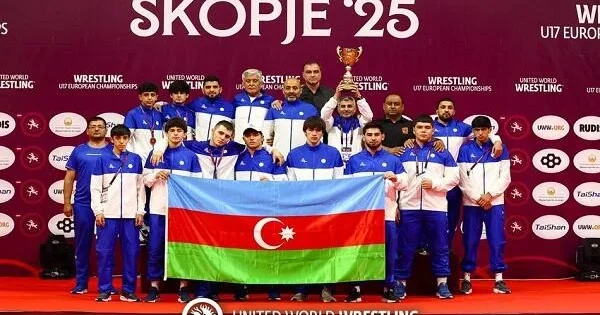 Sərbəst güləş millimiz Avropa çempionu oldu
