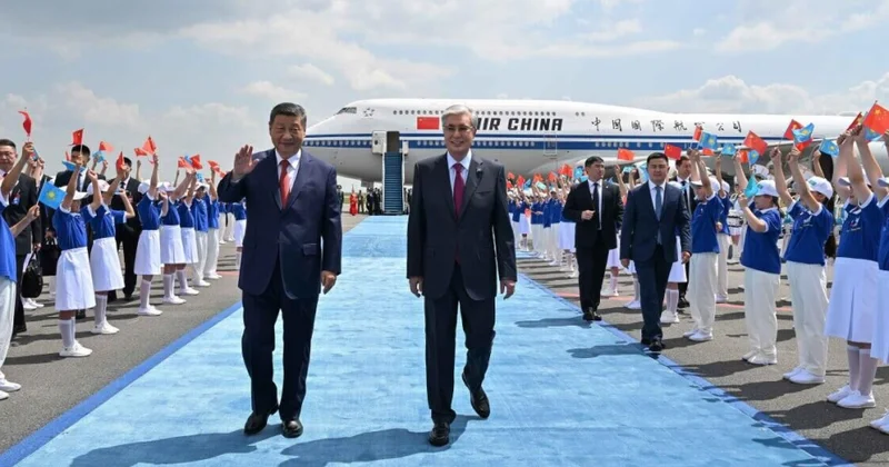 ÇXR Sədri Si Cinpin Qazaxıstana səfərə gəlib