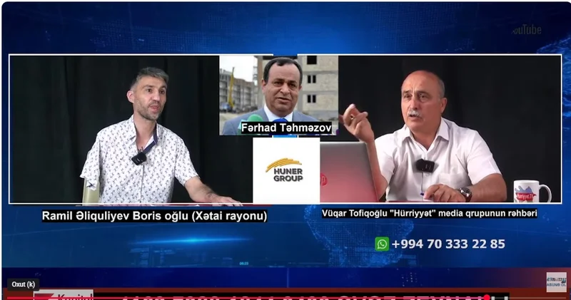 Vüqar Tofiqoğlunun 16.06.2025 ci il saat 16:00 da olan buraxılışı