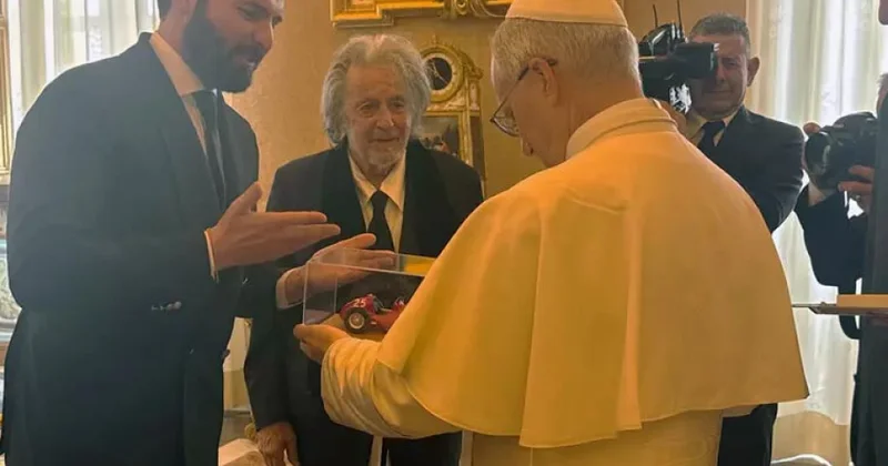 Roma Papası dünyaşöhrətli aktyor Al Paçino ilə görüşüb