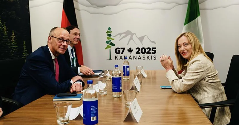 Ciorcia Meloni Almaniya Kansleri və britaniyalı həmkarı ilə görüşüb