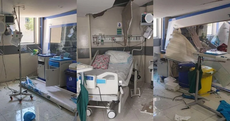 İranda xəstəxana vuruldu Onlarla yaralı var