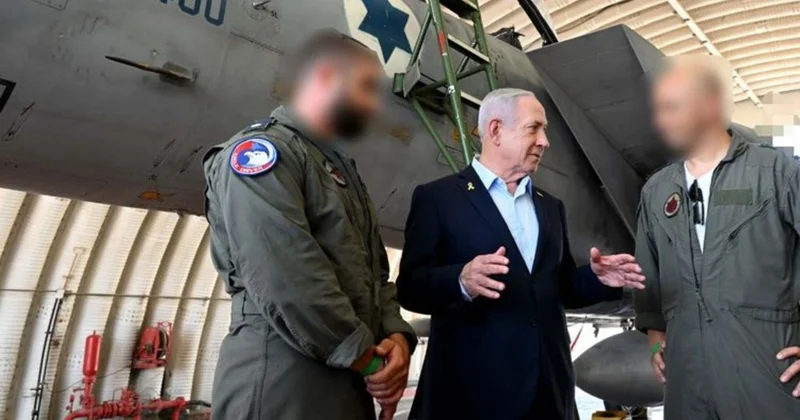 Netanyahu hərbi aviabazanı ziyarət edərək qələbə yolunda olduqlarını bildirdi