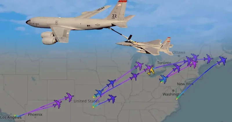 Dünya tarixində ilk dəfə! Amerikanın 21 tanker təyyarəsi Avropaya doğru uçdu