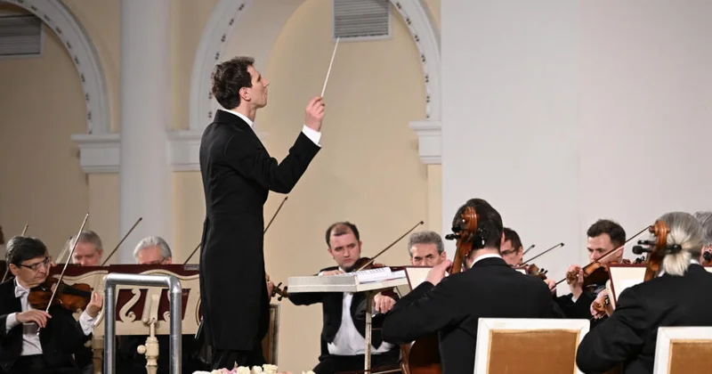 İrandan Azərbaycana təxliyə olunan Çaykovski adına Simfonik Orkestri Filarmoniyada təşəkkür konserti verib FOTO