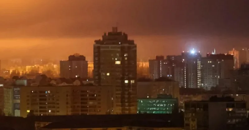 Киев под массированным ударом