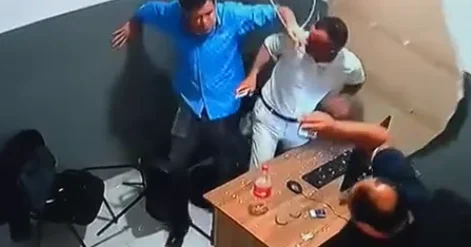 Marketdə tavan uçdu İşçi alt mərtəbəyə düşdü
