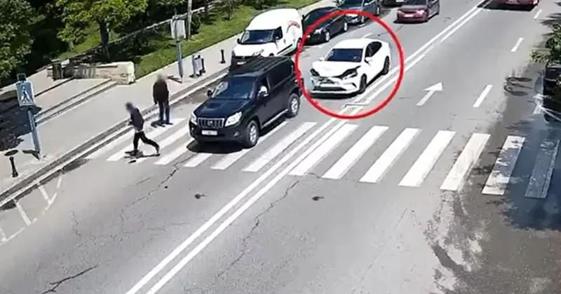 Дистанция? Нет, не слышали : ДТП из за бакинских водителей ВИДЕОФАКТ