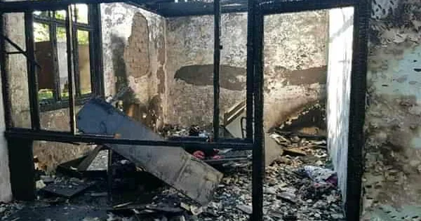 Ağstafada evdə yanğın: ölən var
