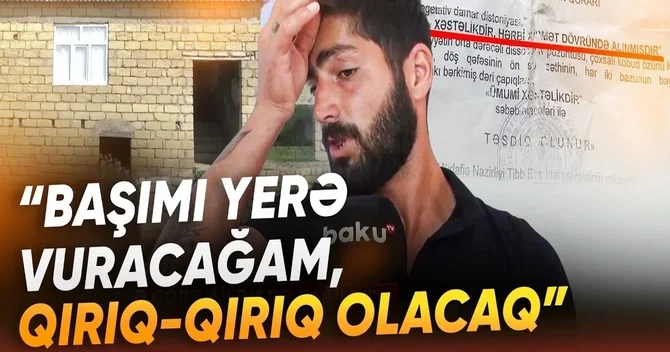 Hərbi xidmətdə xəsarət alan iki uşaq atası: Valideynləri həyat yoldaşımı apardılar