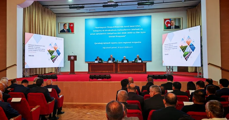 Ağcabədidə aqrar sahənin 2026 2030 cu illər üzrə inkişaf prioritetləri müzakirə olunur