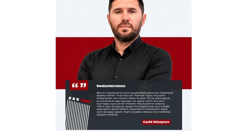 Cavid Hüseynov: Çalışacağıq ki, “Araz Naxçıvan”la uğur qazanaq