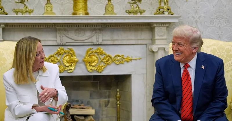 G7 sammitində Meloni Tramp dialoqu diqqət çəkdi