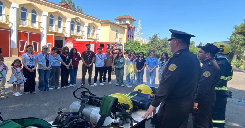 Dövlət Yanğından Mühafizə Xidməti “açıq qapı günü” tədbiri keçirib FOTO