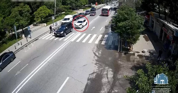 МВД Азербайджана предупредило водителей о рисках цепных аварий у пешеходных переходов