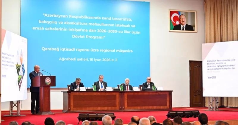 Gələn il Ağcabədi rayonunda 5 min hektar sahədə yeni müasir suvarma sistemləri quraşdırılacaq