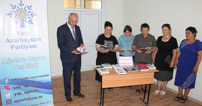 YAP Ağstafa rayon təşkilatının təsis edilməsinin 32 ci ildönümü münasibətilə silsilsə tədbirlər davam etdirilir