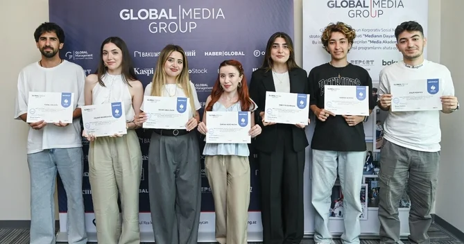 Global Media Group un Peşəkar Media Məktəbinin birinci mərhələsi uğurla başa çatıb