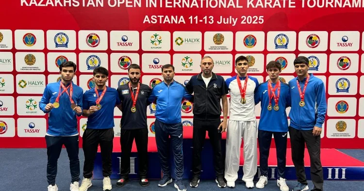 Karateçilərimiz Astanada tarix yazdılar 3 qızıl, 3 gümüş, 5 bürünc medal