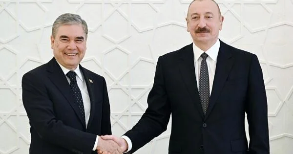 İlham Əliyev Berdiməhəmmədovla görüşdü