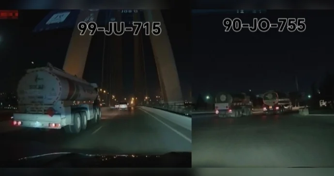 Azpetrol və Socar ın yanacaq daşıyan maşınları gecələr yarışa çıxırlar VİDEO