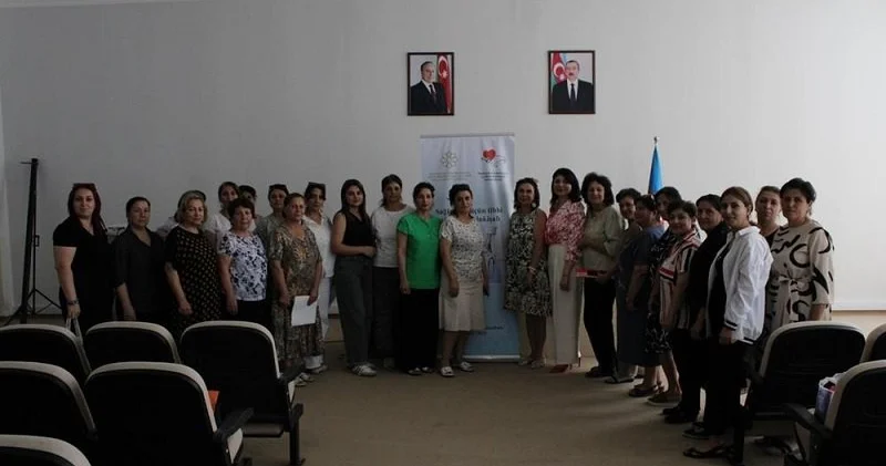 “Sağlamlıq üçün tibbi təfəkkürün inkişafı” layihəsi çərçivəsində ilk tədbir keçirilib FOTOLAR