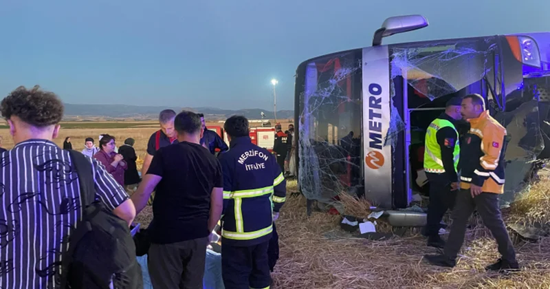 Türkiyədə sərnişin avtobusu aşdı 46 yaralı