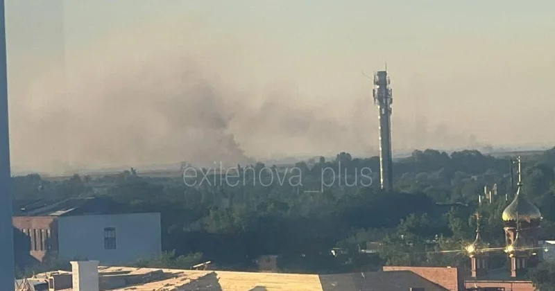 Rusiyada hərbi aerodrom yandı VİDEO
