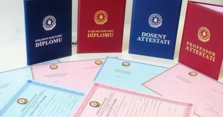 Azərbaycanda 15 nəfərə professor elmi adı verilib