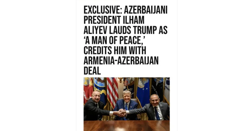 Donald Tramp Prezident İlham Əliyevin onun barəsindəki fikirlərini “Truth” hesabında paylaşıb