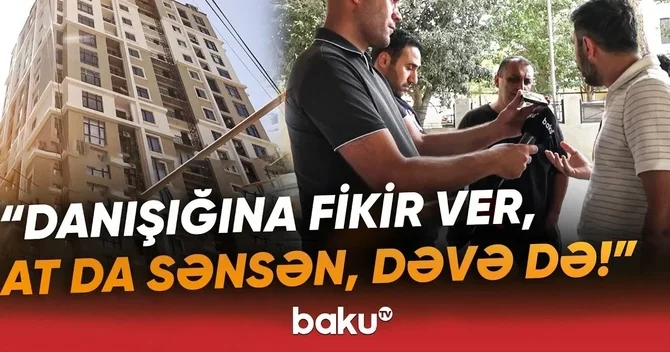 MTK nümayəndəsinin problem yoxdur cavabına sakinlərdən SƏRT REAKSİYA