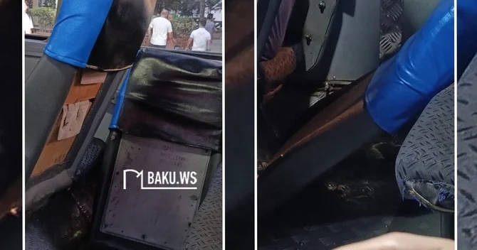 Oturacaqlar köhnəlib, qapılar da nasazdır 64 saylı avtobusdan ŞİKAYƏT