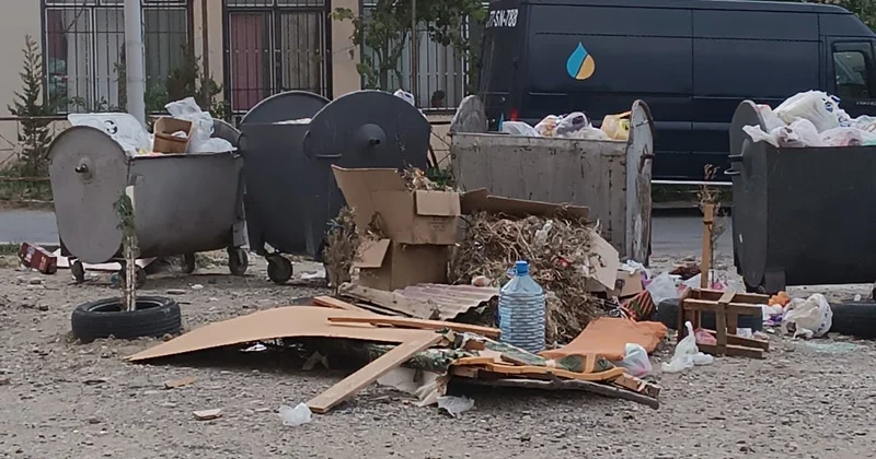 Sumqayıtda sakinləri narazıdır: Zibil qutularının binanın yanından götürülməsini istəyirik VİDEO